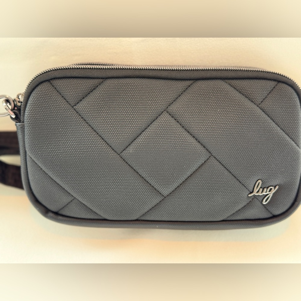 Lug Coupe XL Matte Luxe Vegan Leather Convertible Crossbody Bag in Black